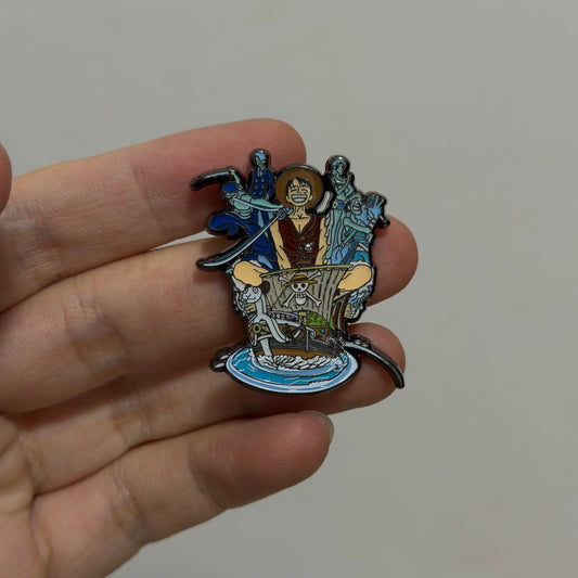 Straw Hat Frequencies 1.5" Pin