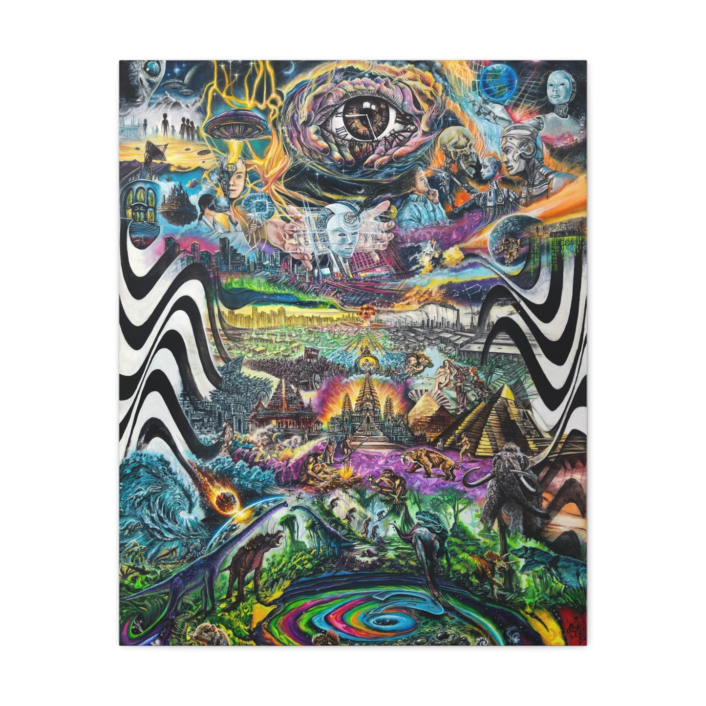 EVOL: Earth’s Vast Origin of Life - Canvas Print