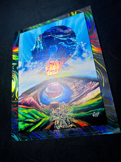 THE FINAL SUNSET Limited Edition Holographic Poster