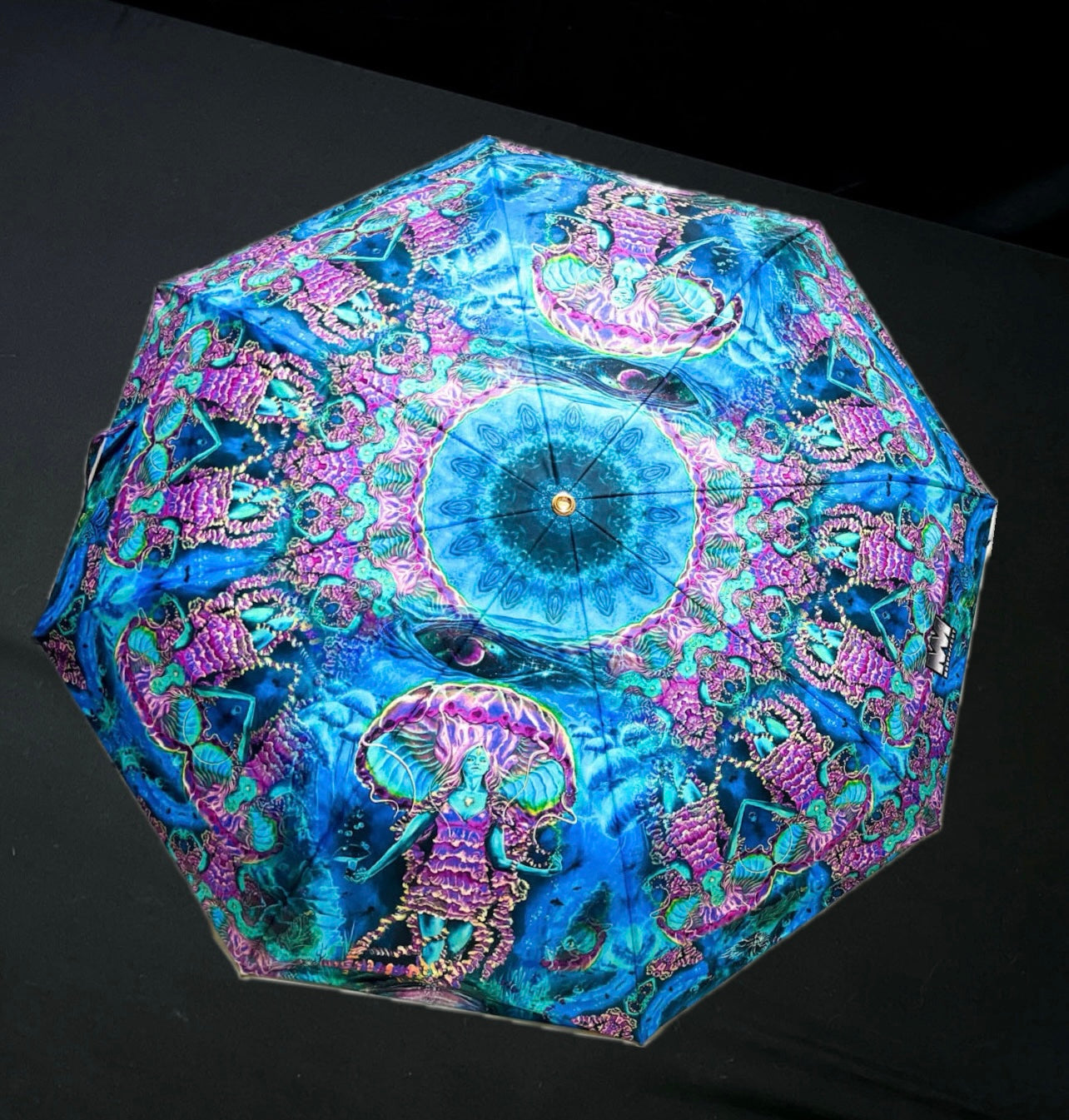 Jelly Shroom Goddess - Compactable Umbrella