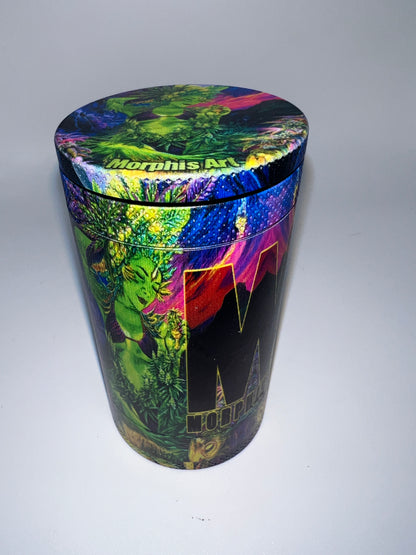Morphis Art 5-Piece Metal Grinder + Stash Chamber