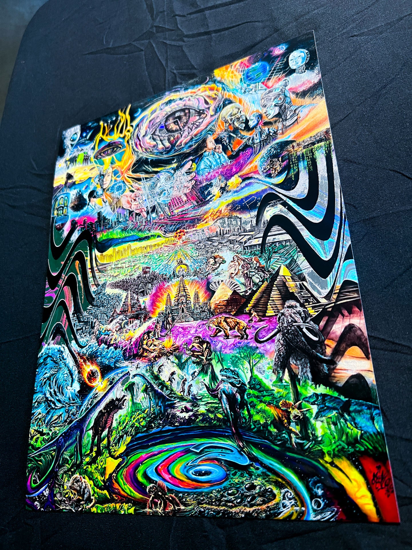 EVOL 
Limited Edition Textured Holographic Poster