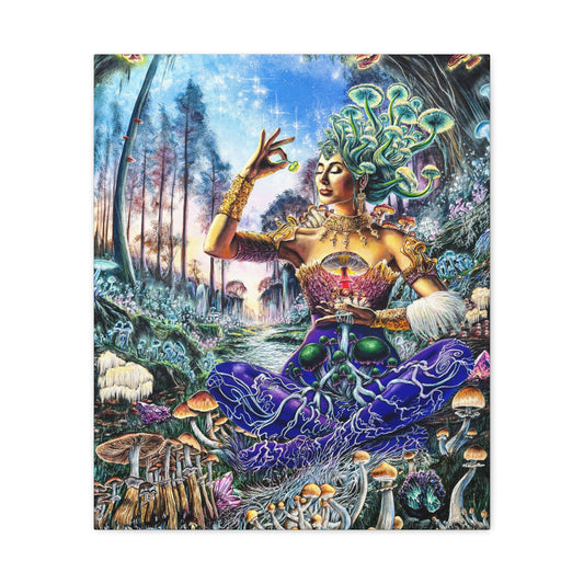 Mycelium Mistress - Canvas Print