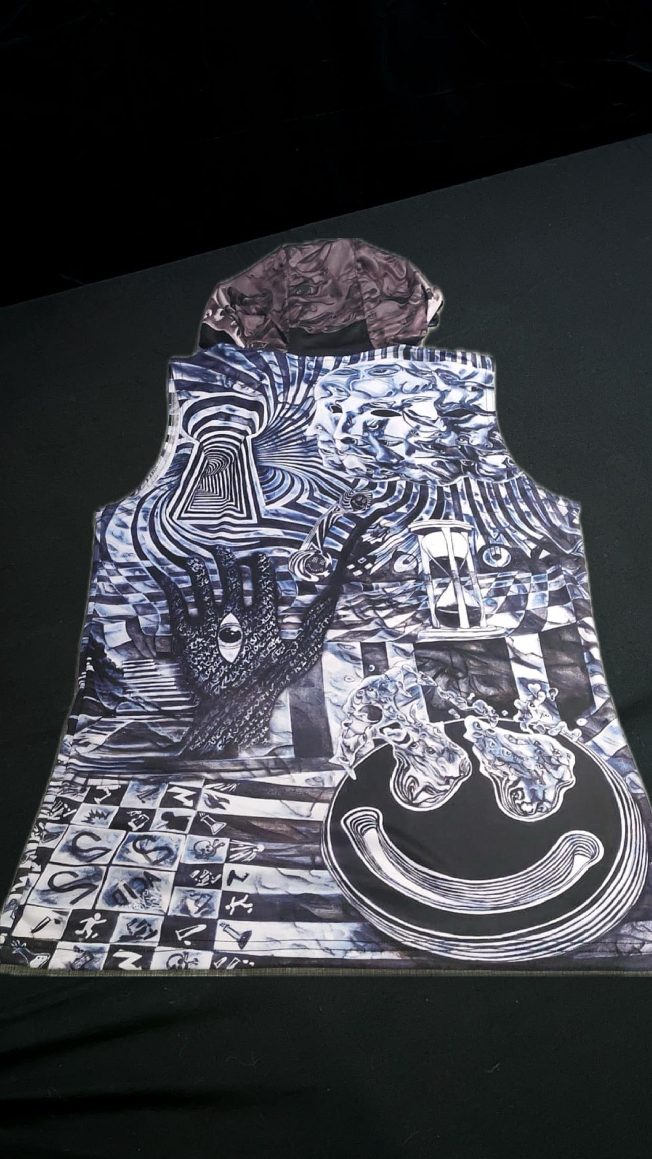 G Jones Tribute - Hooded Sleeveless Shirt