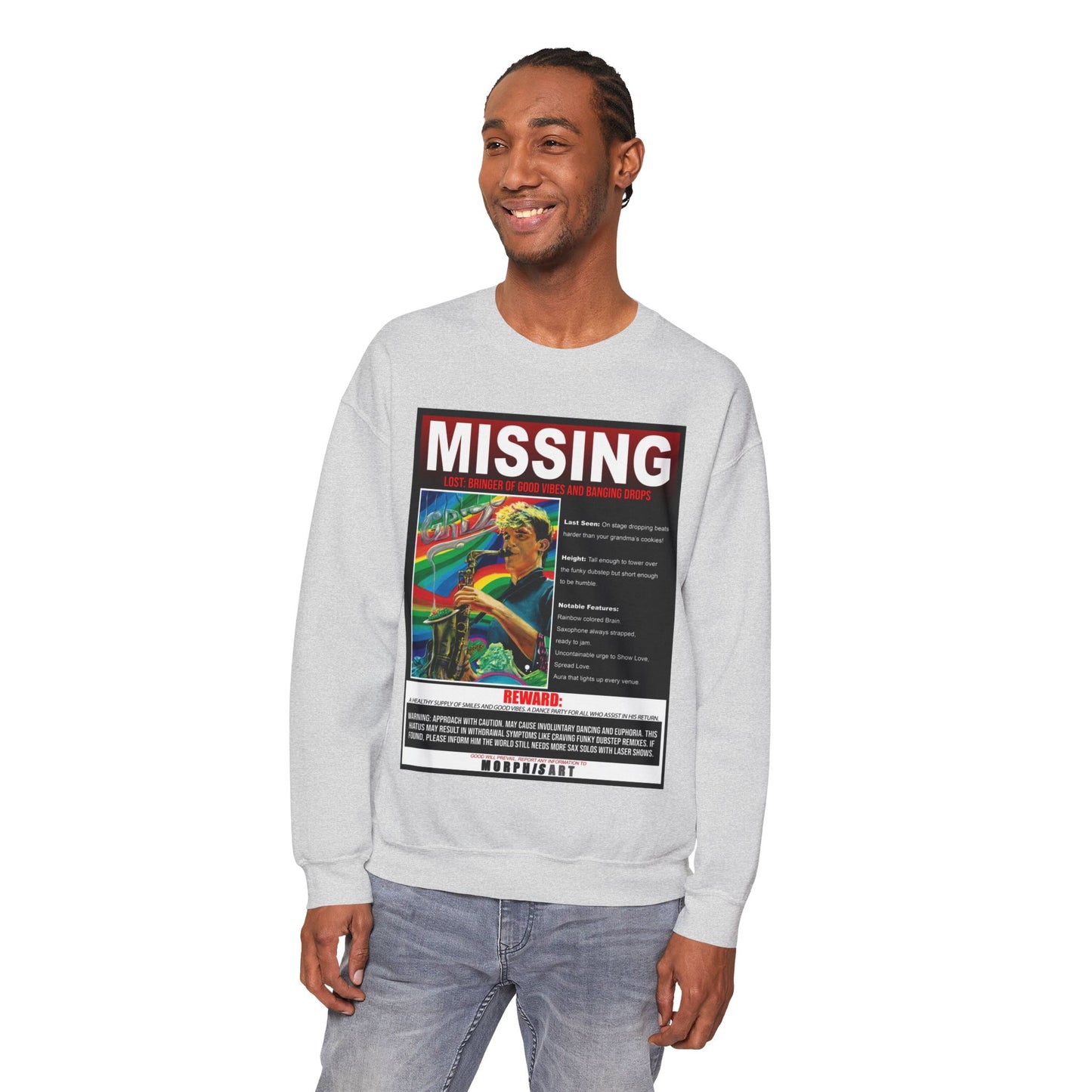 Missing GRiZ Crewneck Sweatshirt