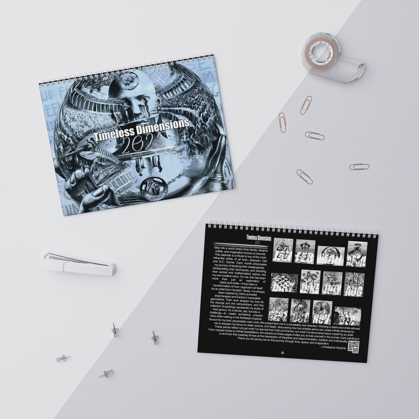 Timeless Dimensions 2025 Wall Calendar