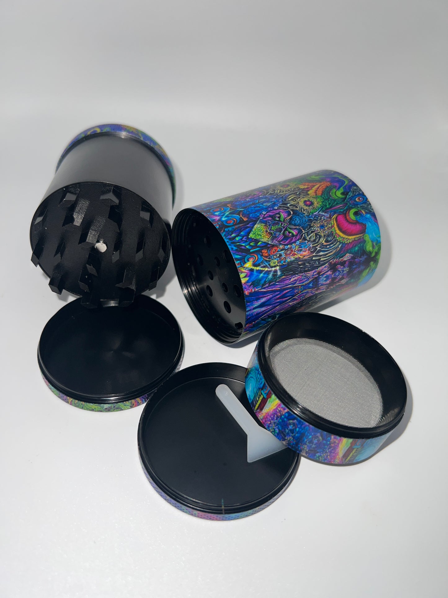 Morphis Art 5-Piece Metal Grinder + Stash Chamber