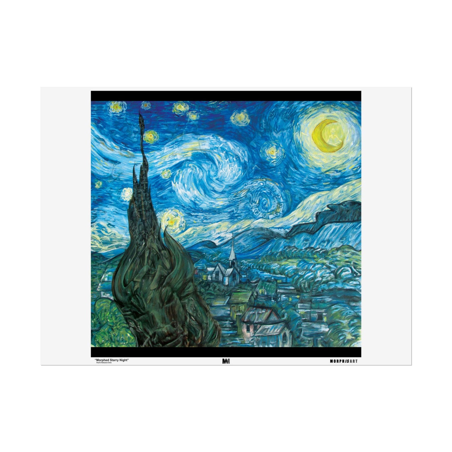 Morphed Starry Night - Posters