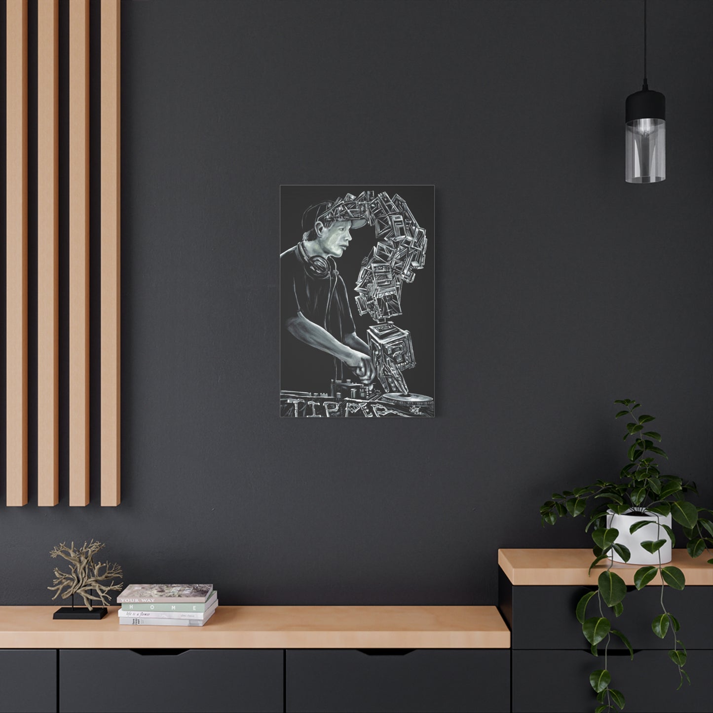 Dave Tipper Portrait - Canvas Print