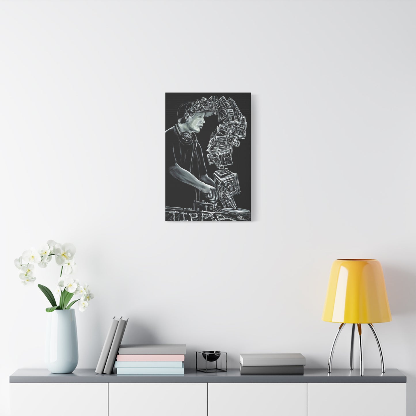 Dave Tipper Portrait - Canvas Print