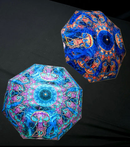 Jelly Shroom Goddess - Compactable Umbrella