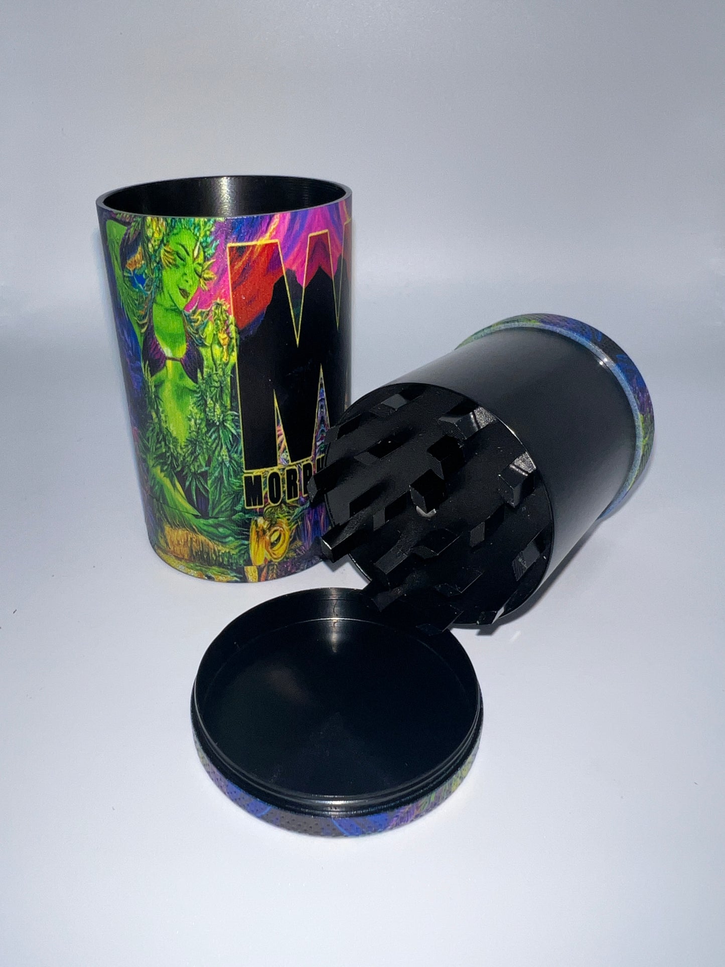 Morphis Art 5-Piece Metal Grinder + Stash Chamber