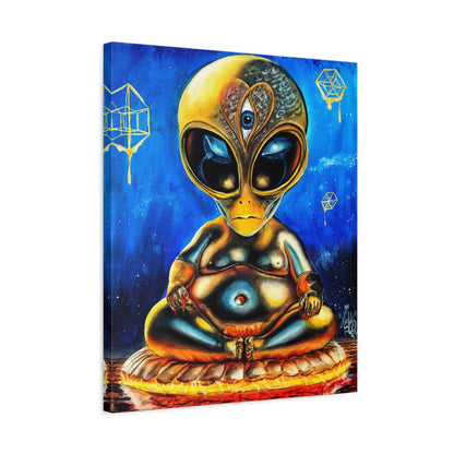 The Cosmic Buddah - Canvas Print