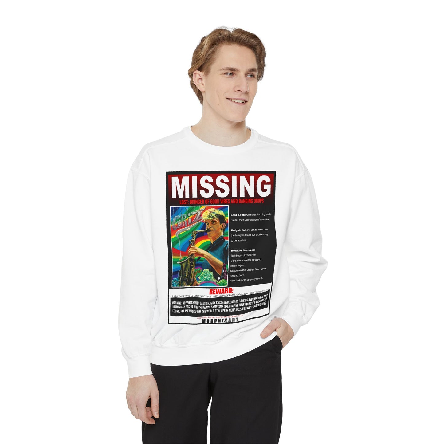 Missing GRiZ - Crewneck Sweatshirt