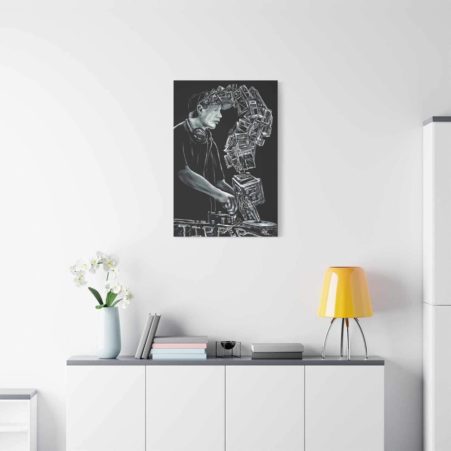 Dave Tipper Portrait - Canvas Print