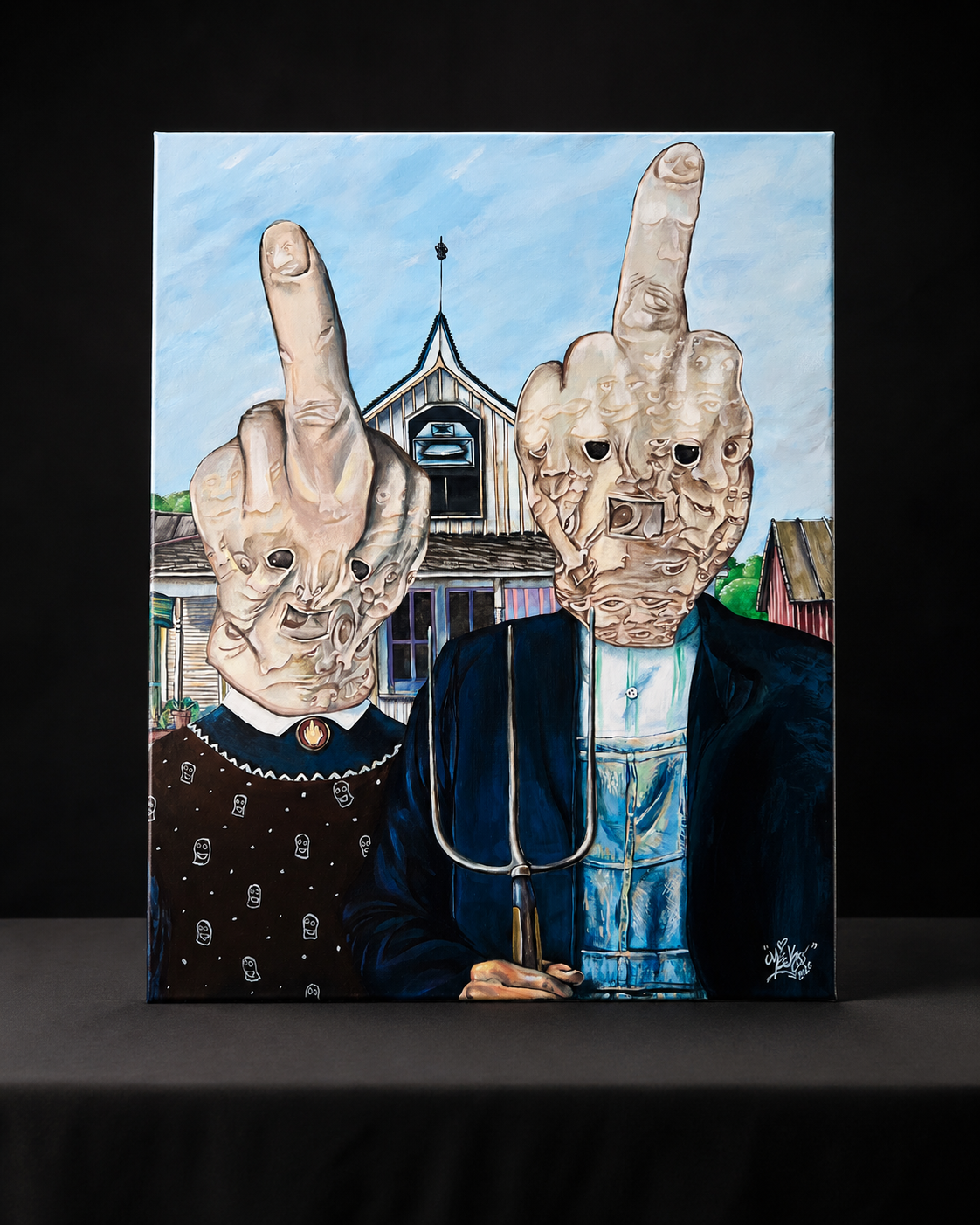 American Fingered — Original Painting
