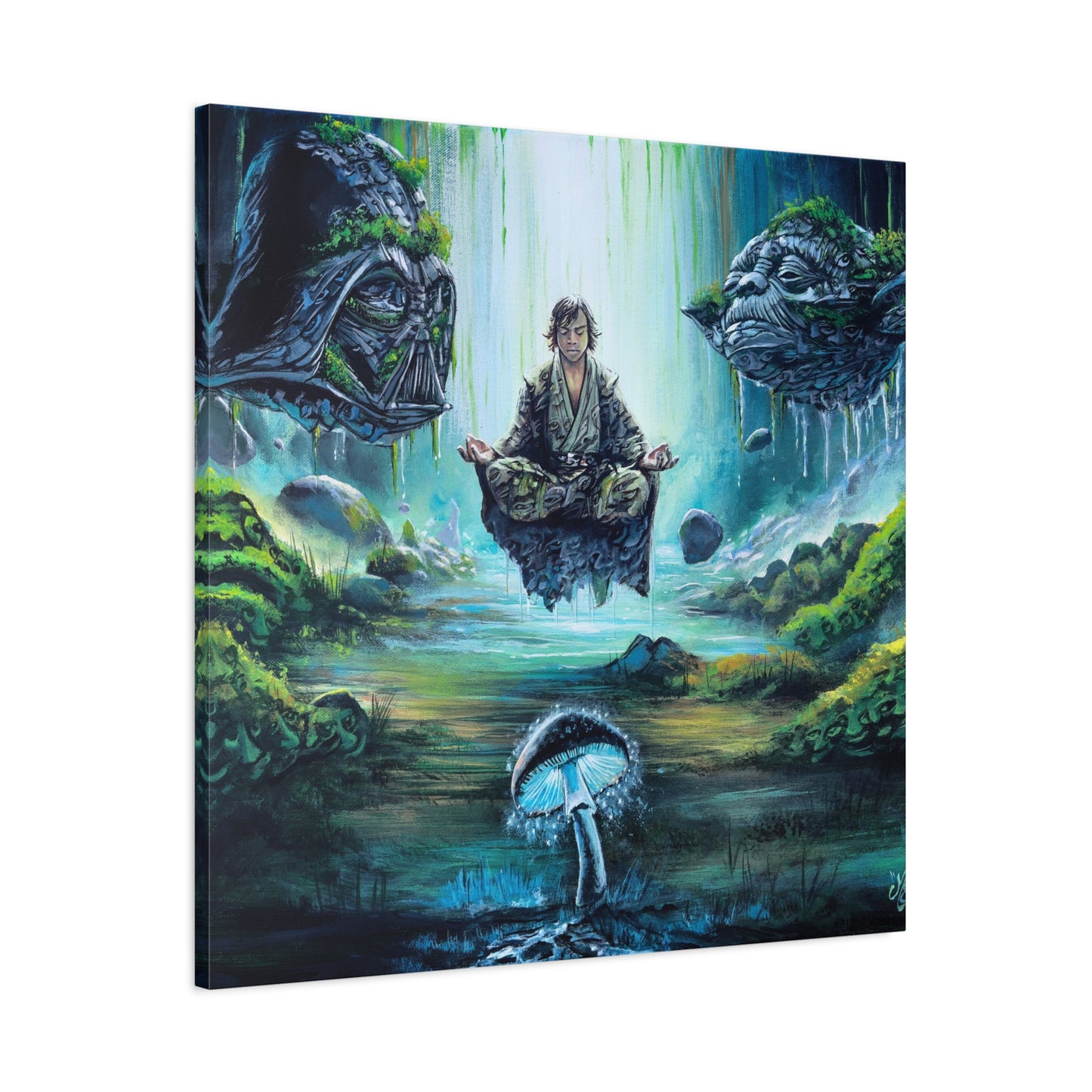 Mycelium Jedi Visions - Canvas Print