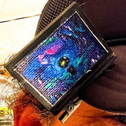 Mini Canvas Hat Clip