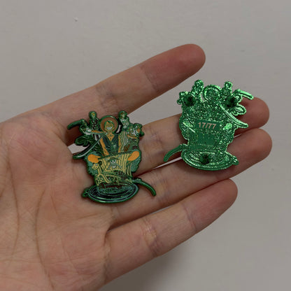 Straw Hat Frequencies 1.5" Pin