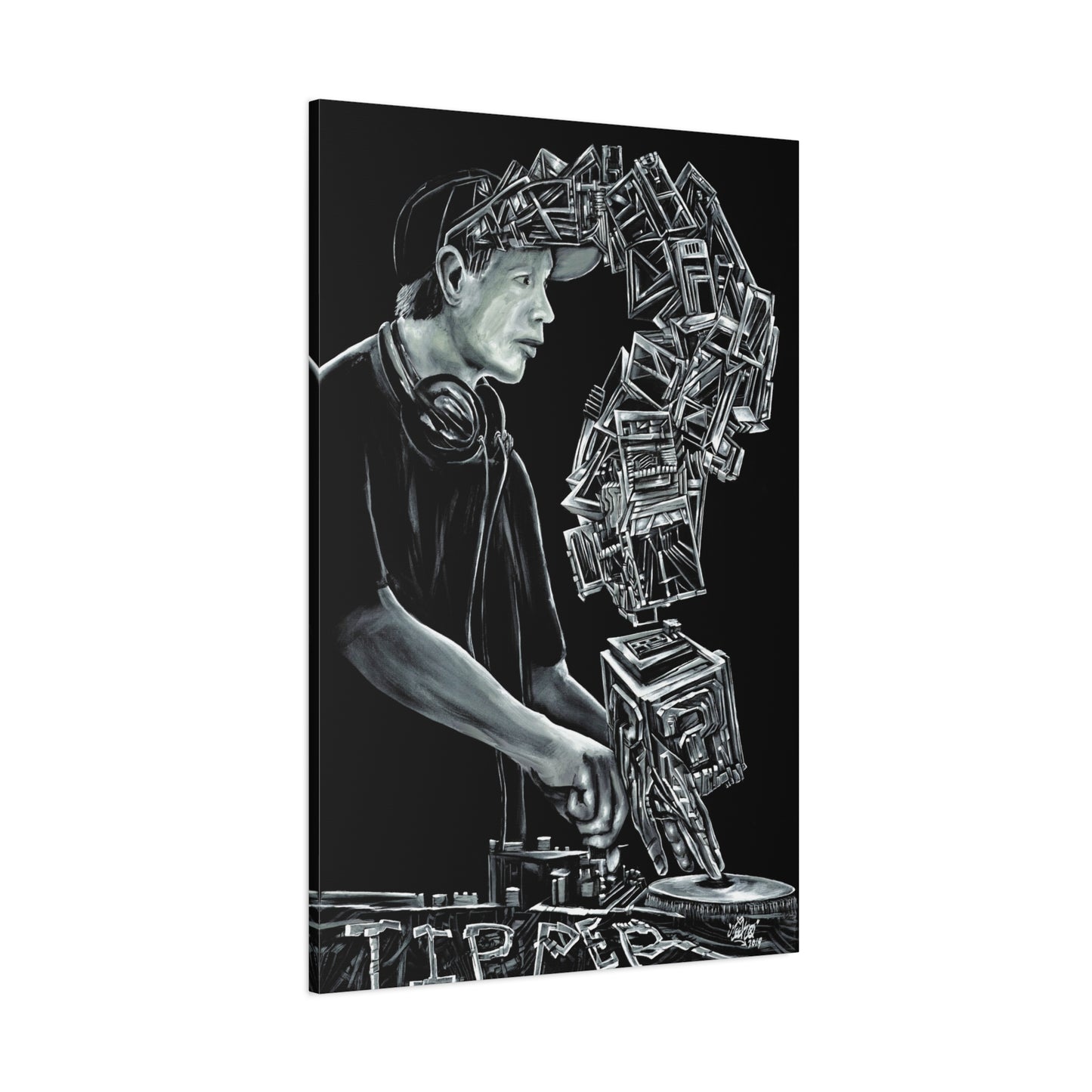 Dave Tipper Portrait - Canvas Print