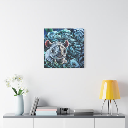 Rhinobody Cares? - Canvas Print