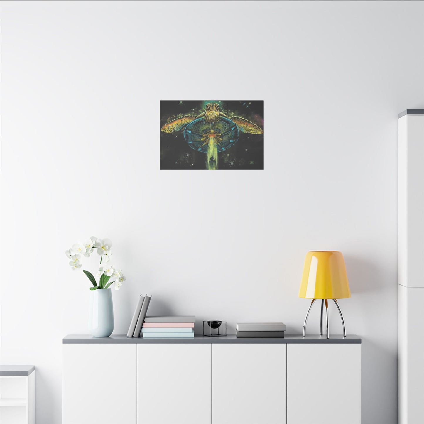 Turtle Abduction - Canvas Print