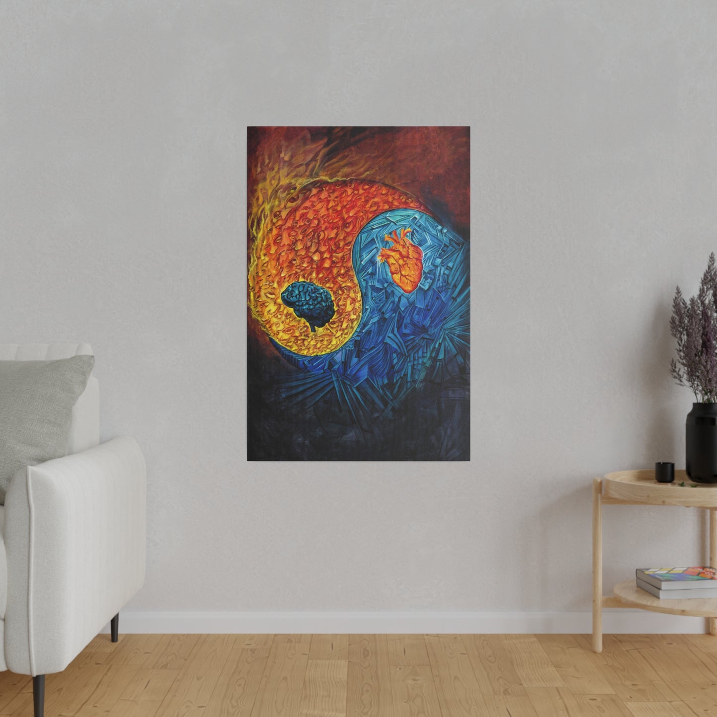 Heart Mind Coherence - Canvas Print