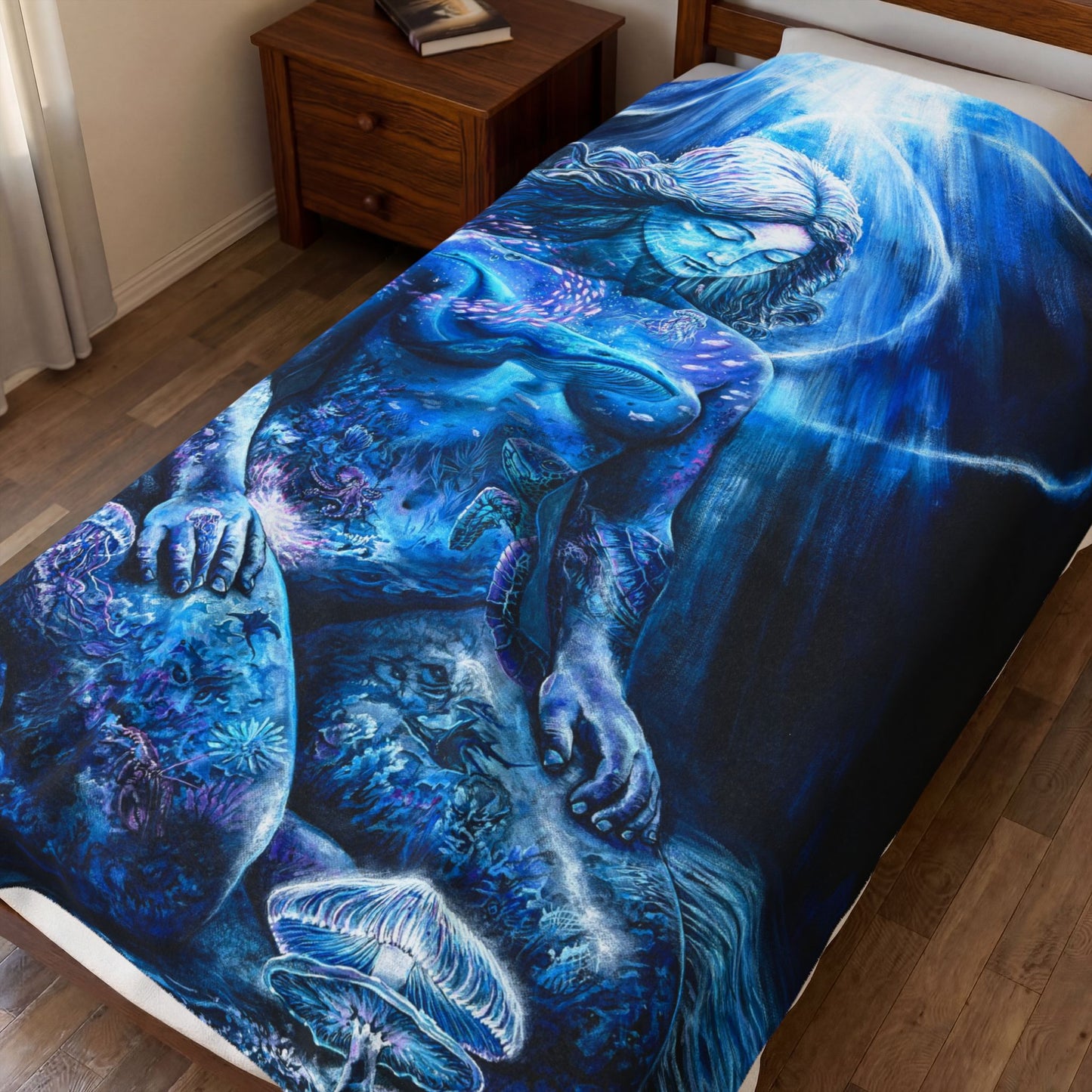 Sea Inside Yourself Queen Blanket