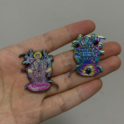 Straw Hat Frequencies 1.5" Pin