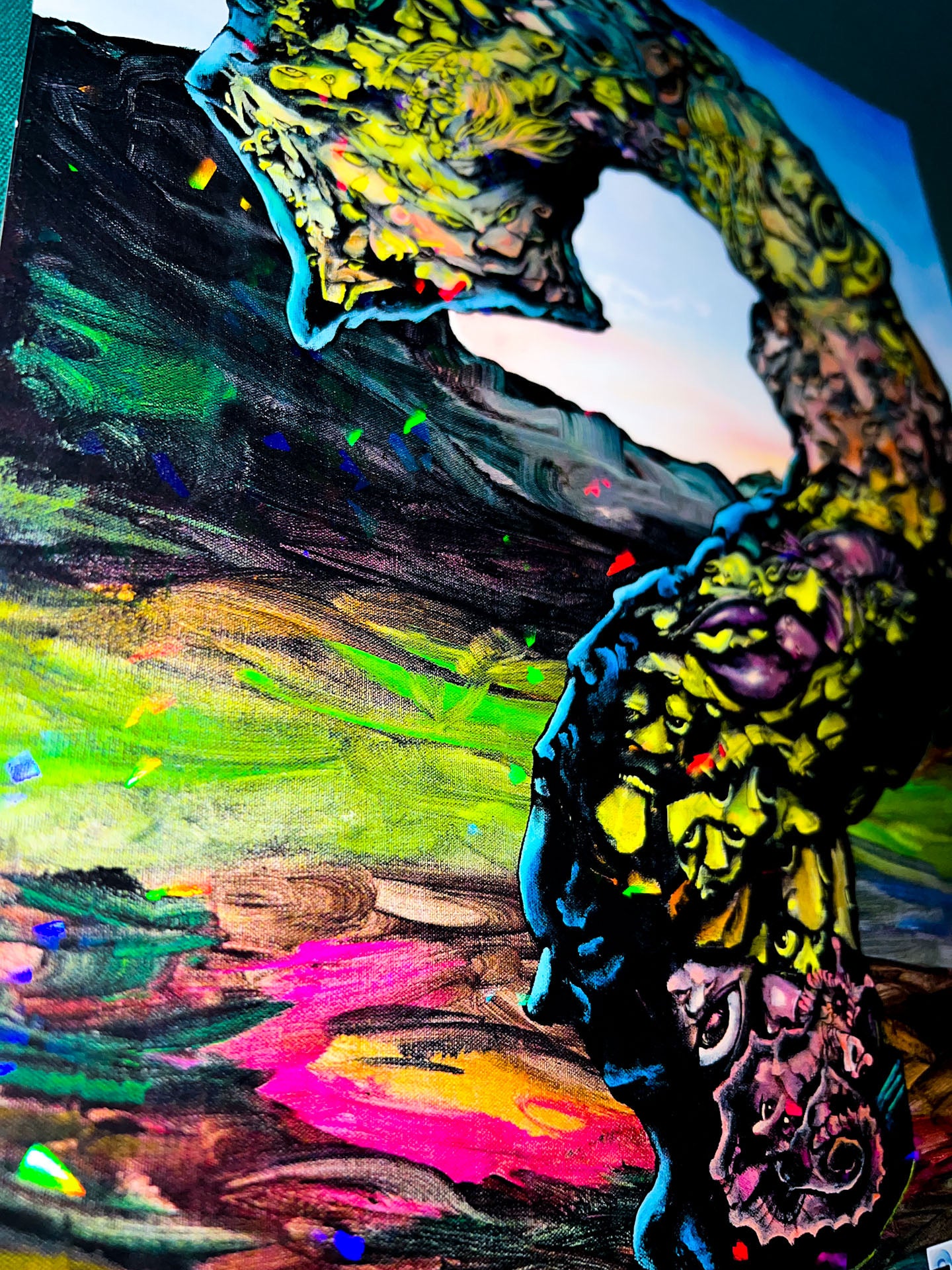 Tipper at the Gorge 2025 11 x 17 Holographic poster print