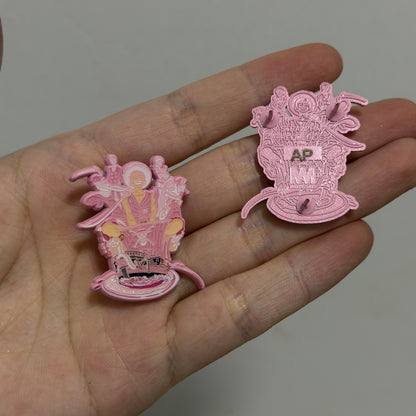 Straw Hat Frequencies 1.5" Pin