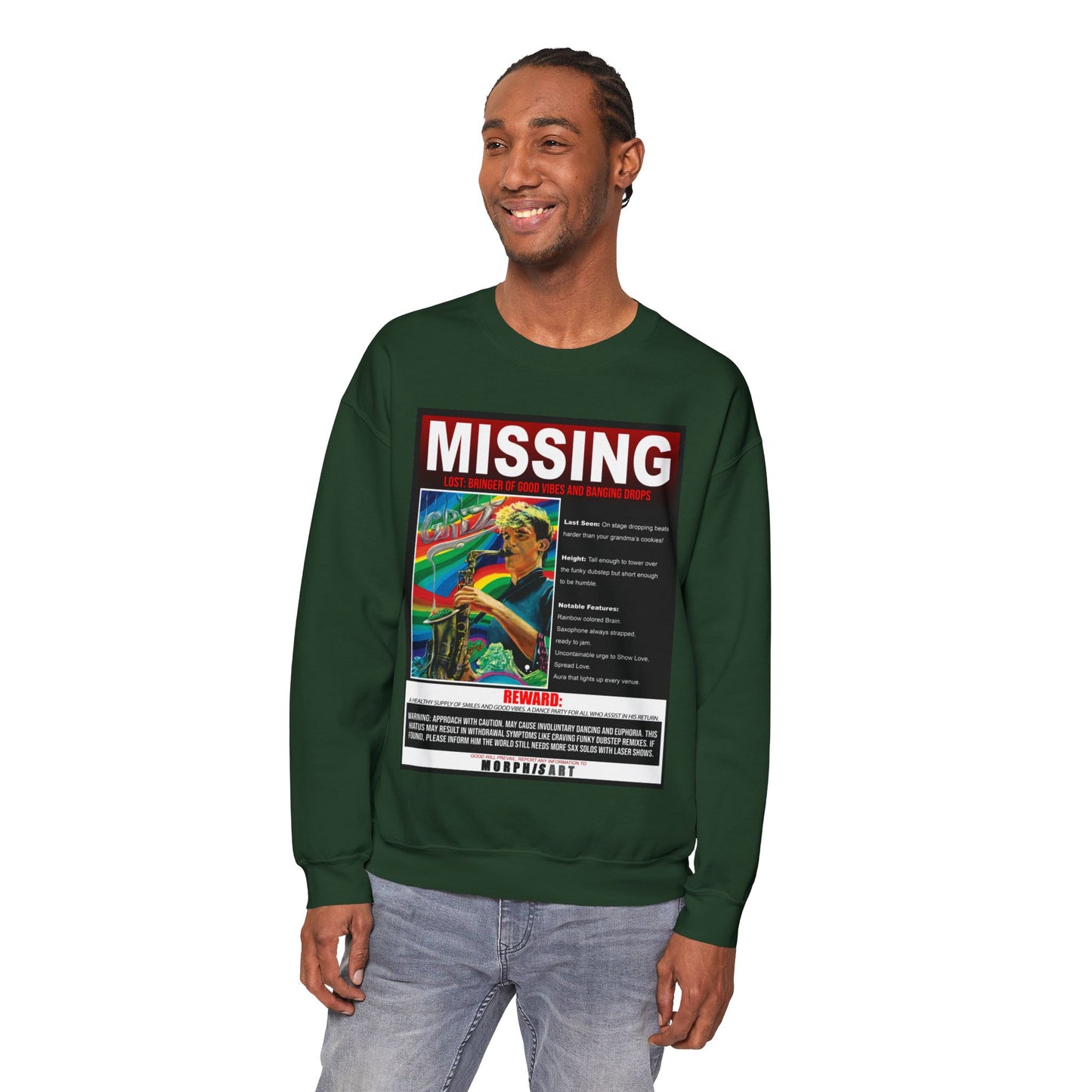 Missing GRiZ Crewneck Sweatshirt