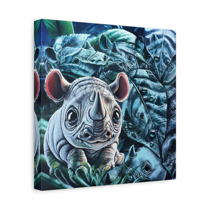 Rhinobody Cares? - Canvas Print