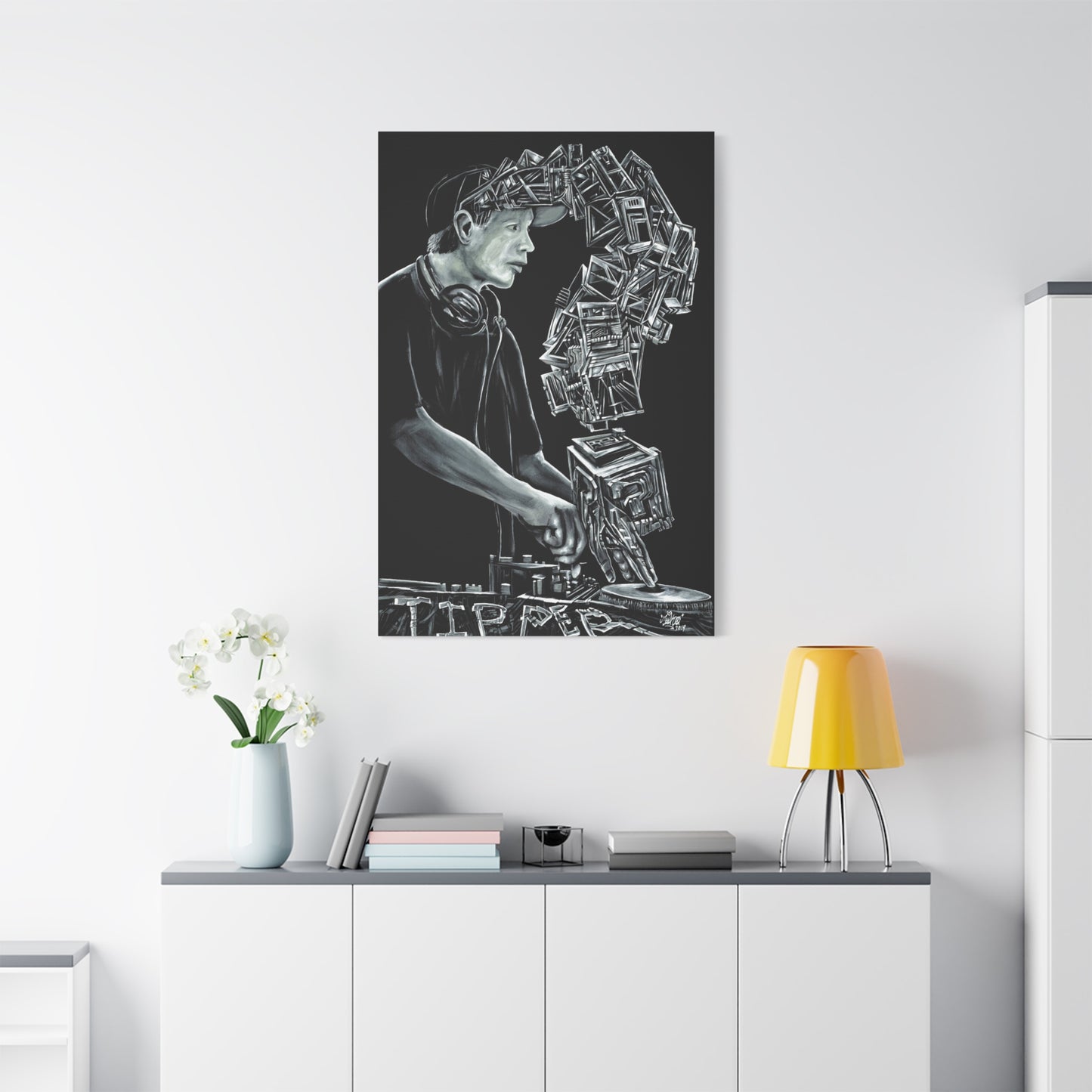 Dave Tipper Portrait - Canvas Print