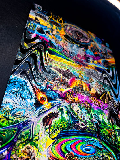 EVOL 
Limited Edition Textured Holographic Poster