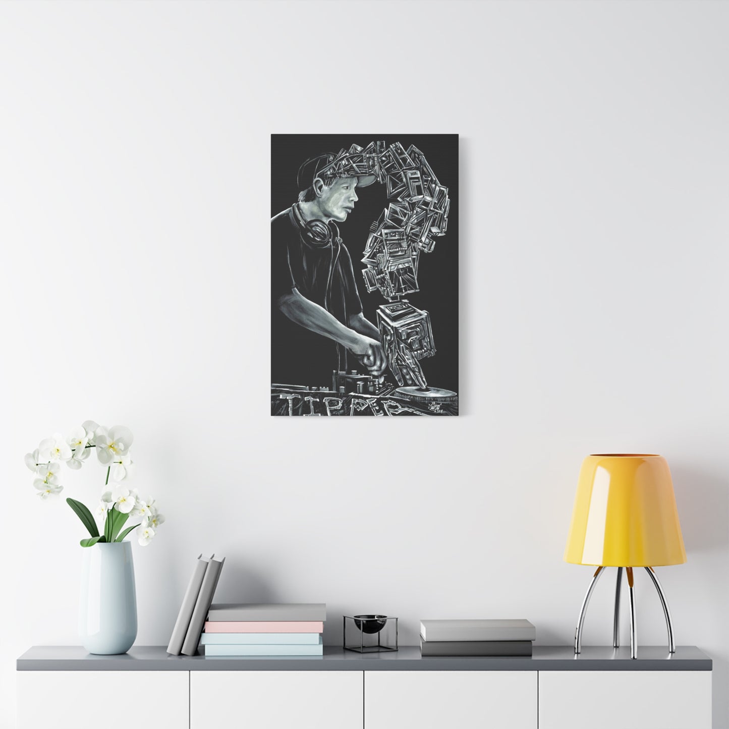 Dave Tipper Portrait - Canvas Print