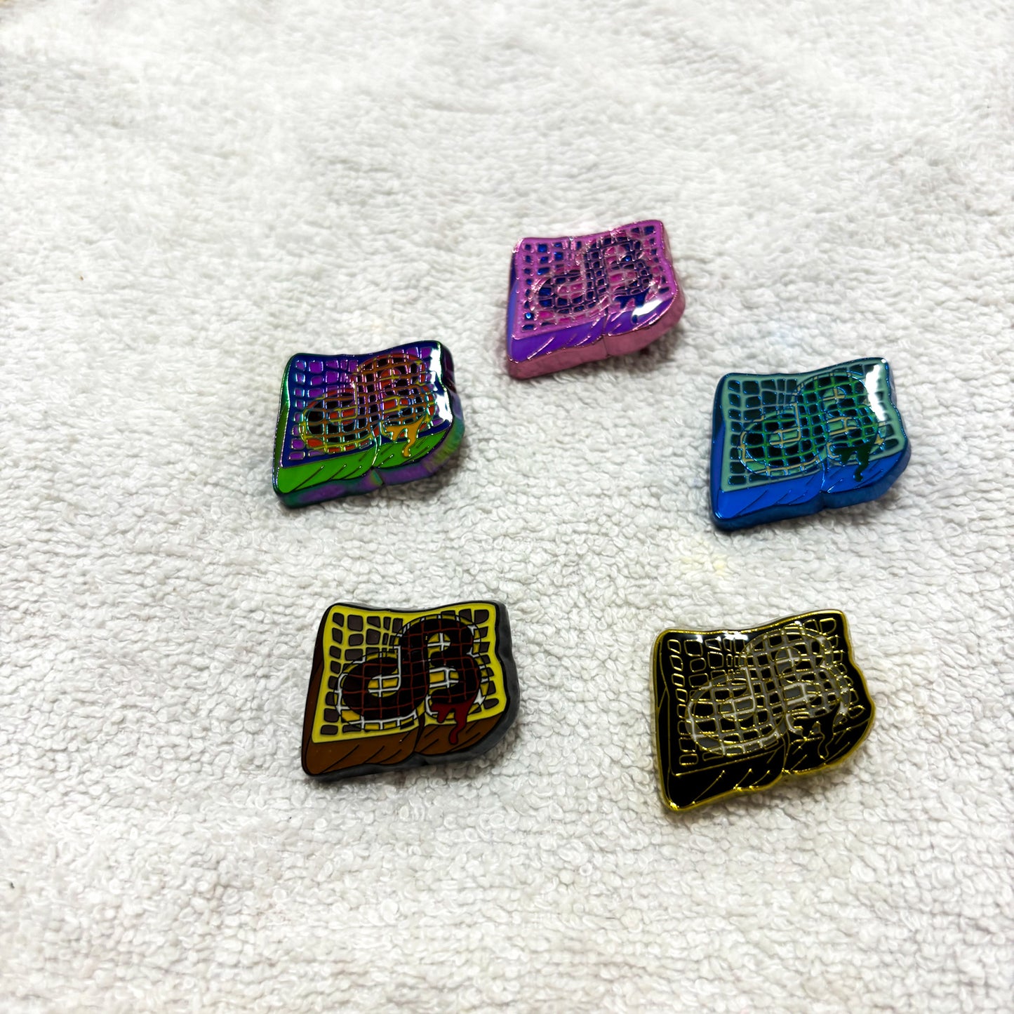 Waffle Bread DB Mini Pins