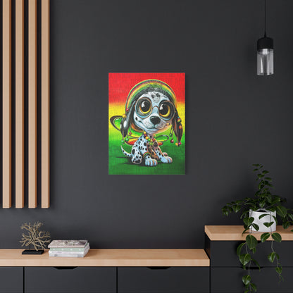 Zion the Rasta PuppyFly - Canvas Print