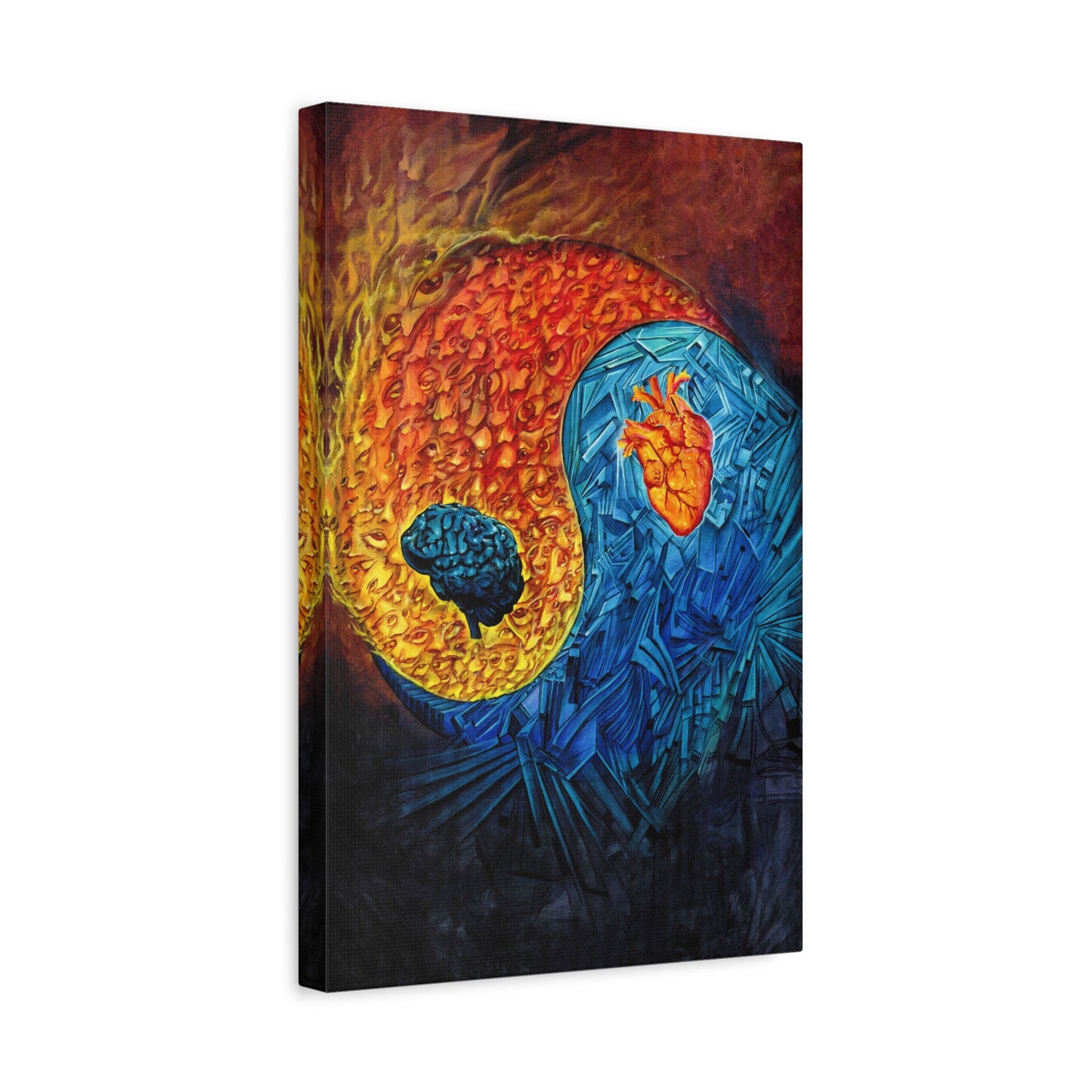 Heart Mind Coherence - Canvas Print