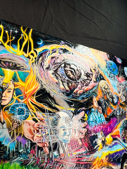 EVOL 
Limited Edition Textured Holographic Poster