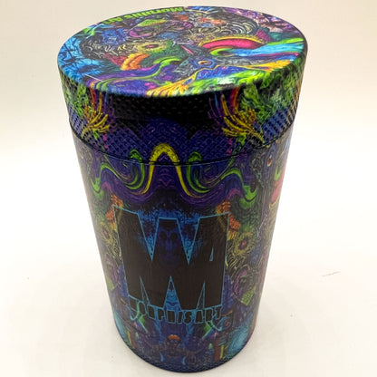 Morphis Art 5-Piece Metal Grinder + Stash Chamber