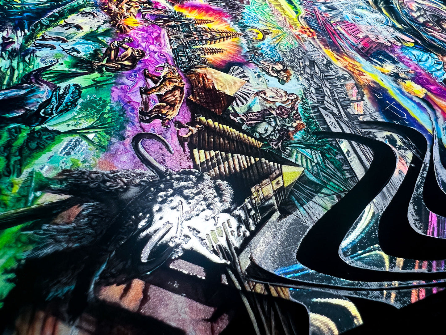 EVOL 
Limited Edition Textured Holographic Poster