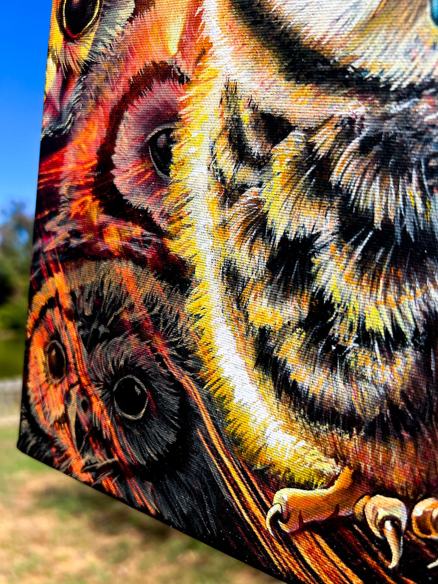 Hoo’s Watching Who? – Original Owl Painting (Auction)