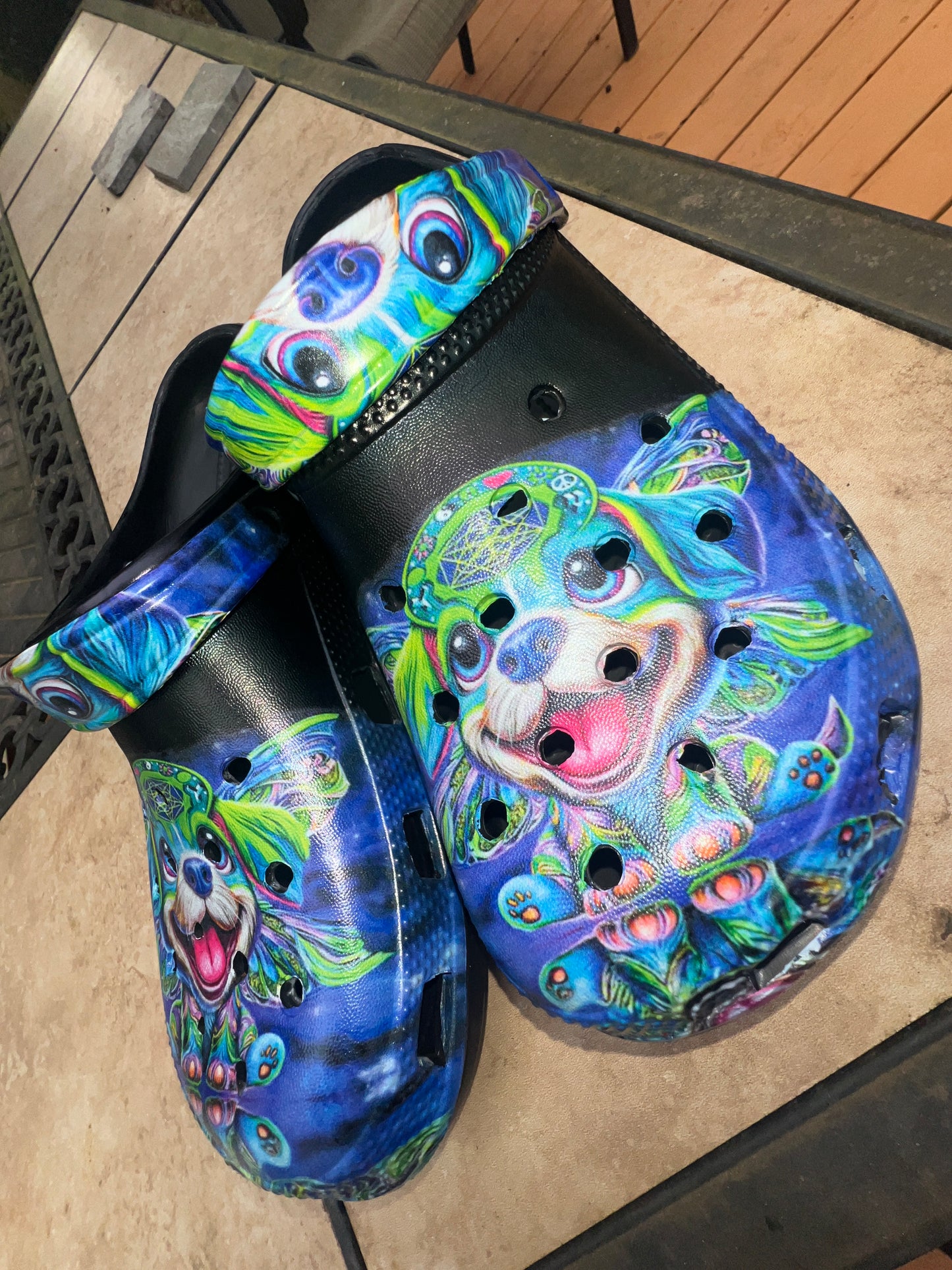 Space Pupperfly - Crocs