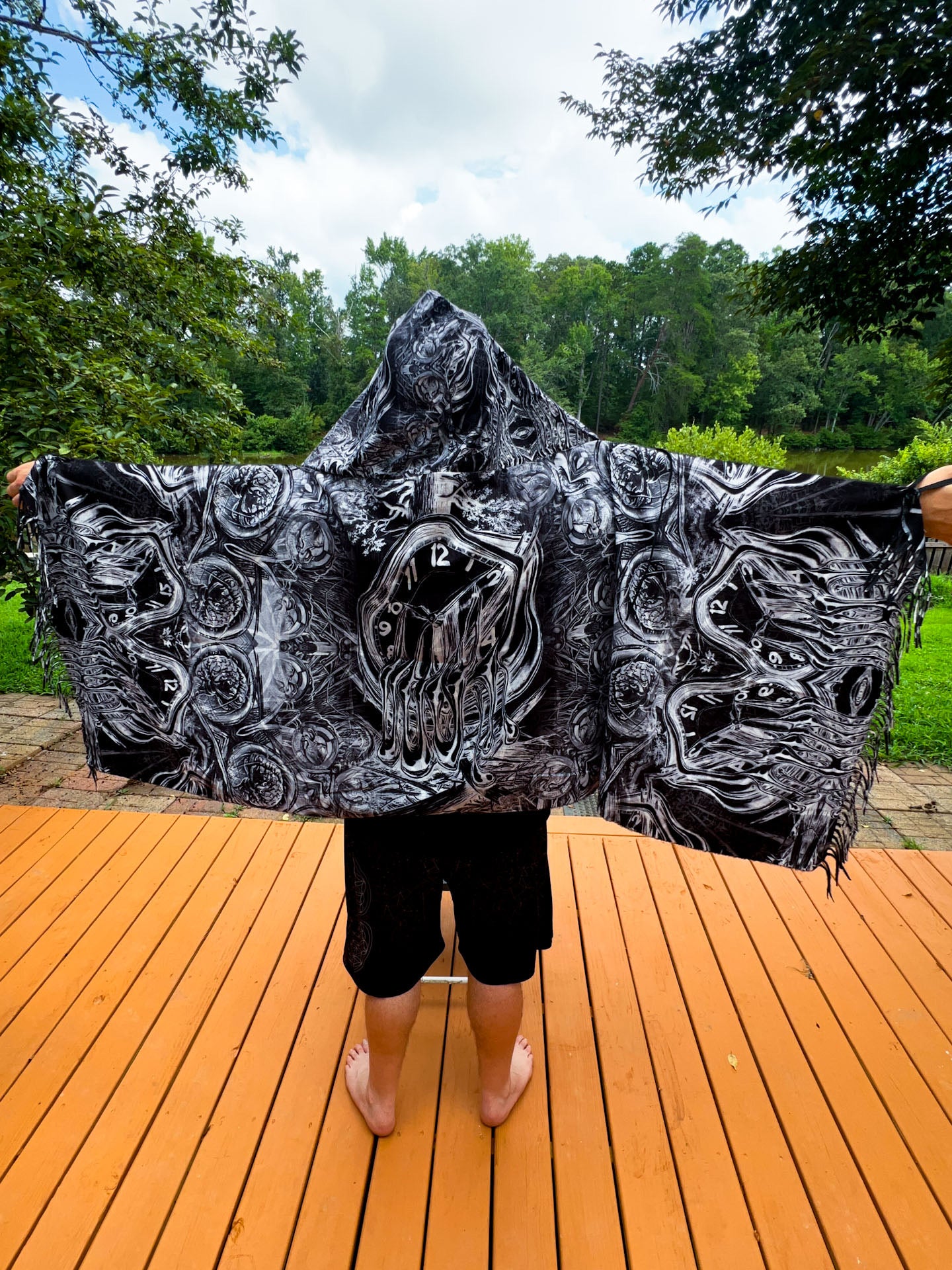 Rebuilding Time - Hooded Pashmina