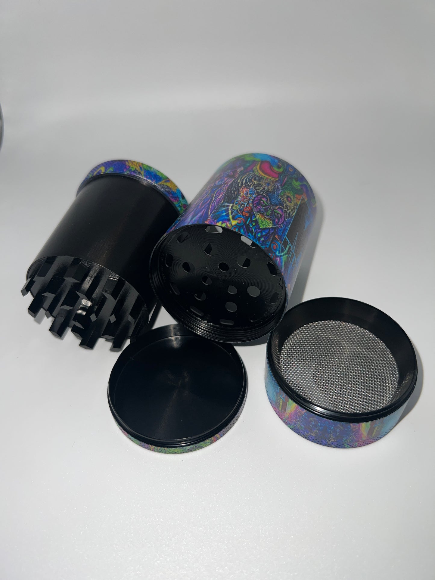 Morphis Art 5-Piece Metal Grinder + Stash Chamber