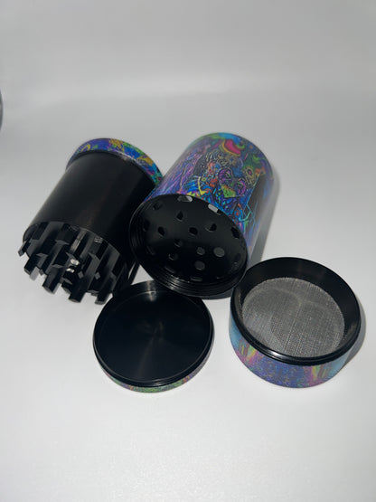 Morphis Art 5-Piece Metal Grinder + Stash Chamber