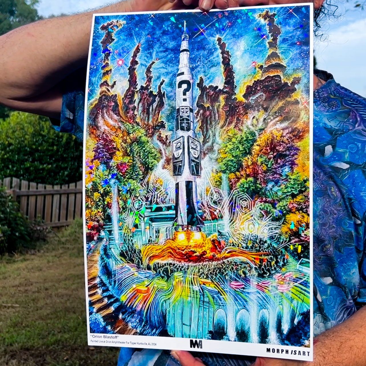 Tipper at Orion 2025 11 x 17 Holographic poster print