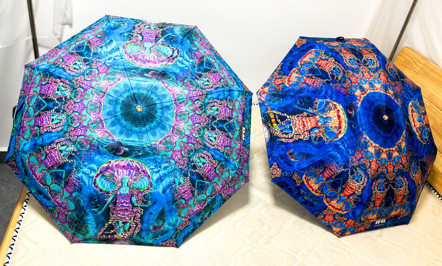 Jelly Shroom Goddess - Compactable Umbrella