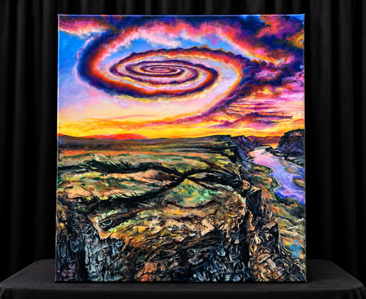Gorge Spirals - Original Painting